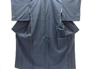 大特価品　変わり縞模様織り出し本場泥大島紬着物(5マルキ)